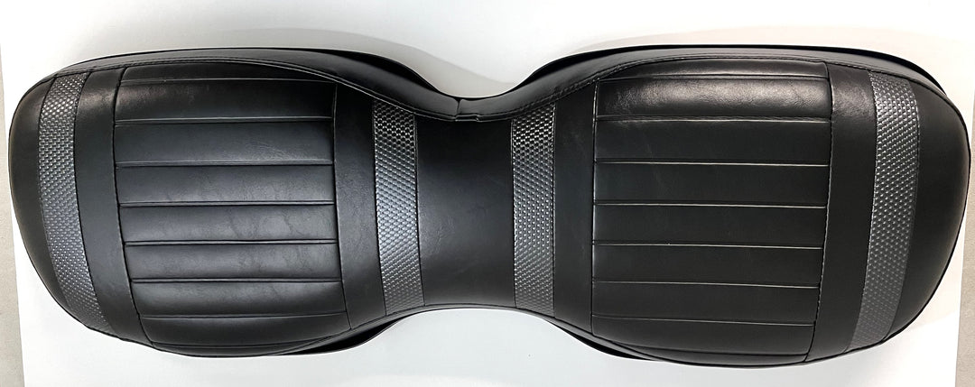 Double Take Black/Black Extreme Rear Cushion Set for Golf Carts