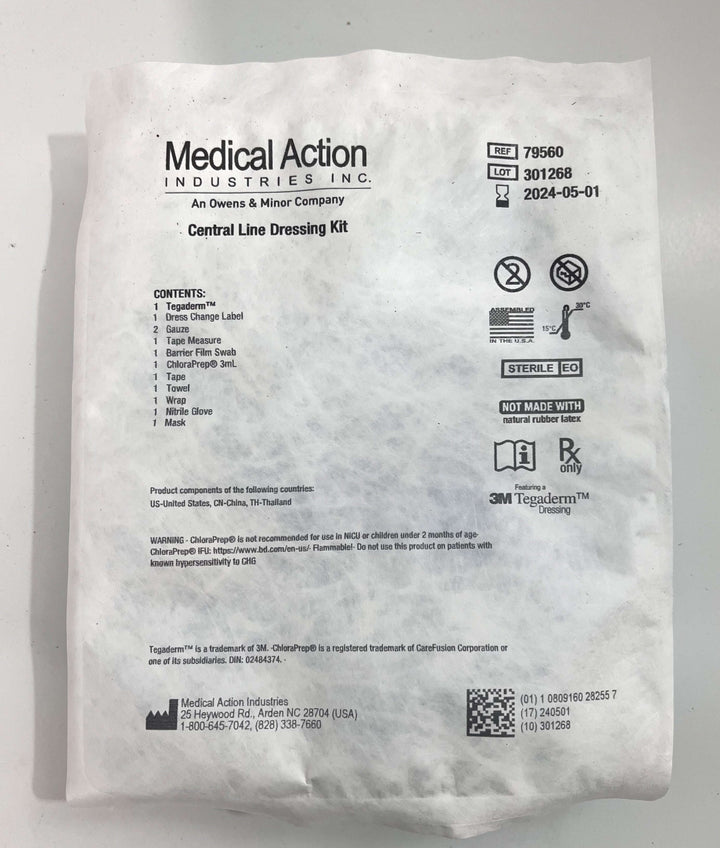 Medical Action 79560 Central Line Dressing Kit