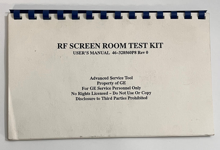 GE Medical RF Screen Room Test Kit 2117936