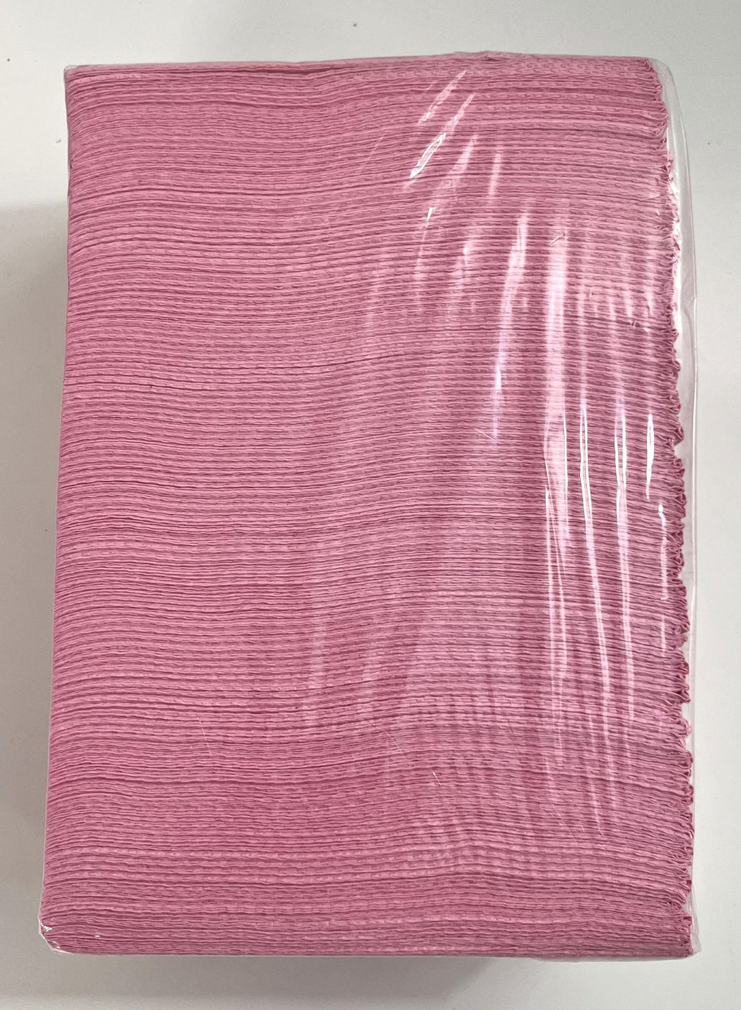 Disposable Dental Patient Bib Towels, 2+1 Ply, 13"x18", Pink, 500 Ct (4 Bags)