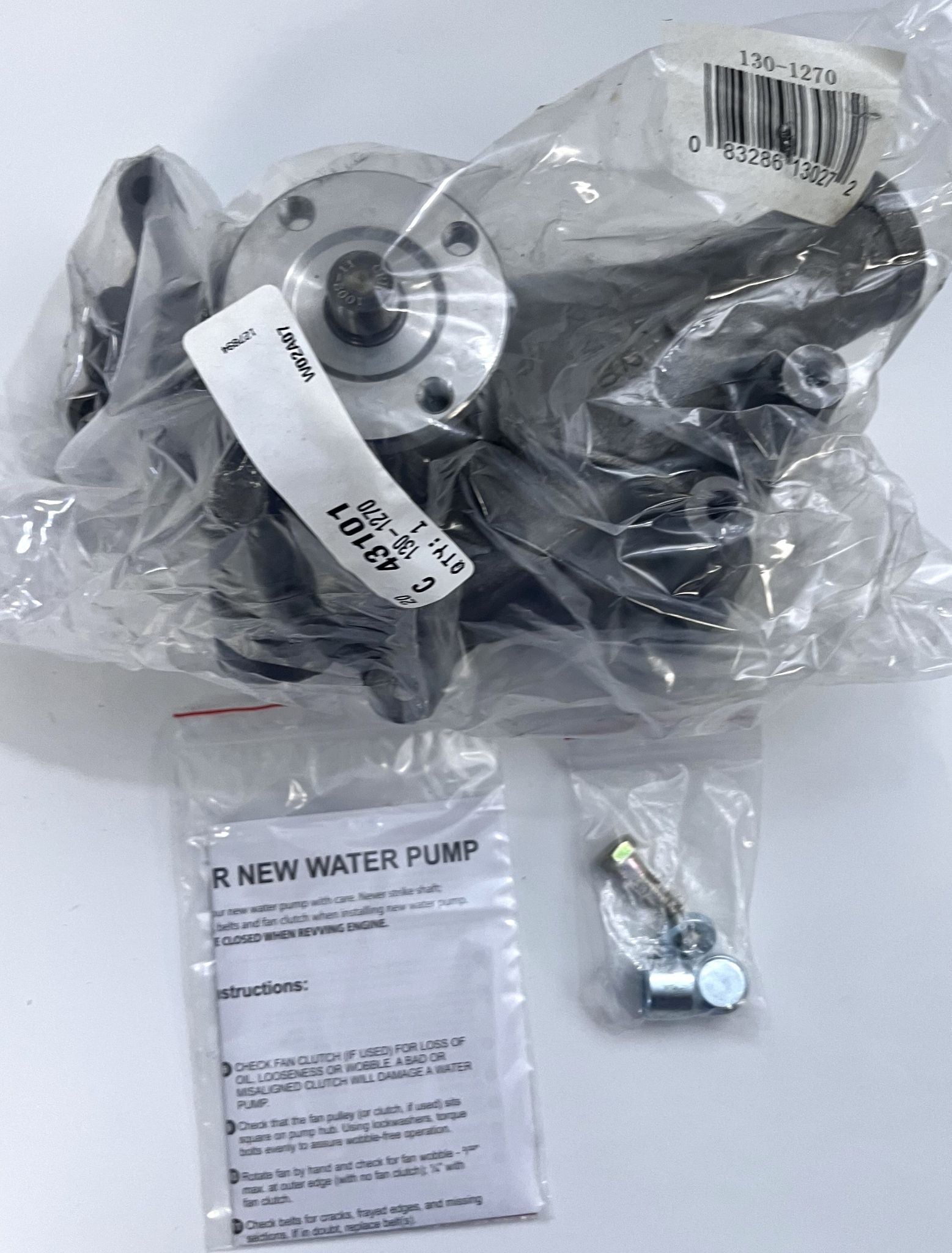 NAPA Water Pump Tru-Flow 43101