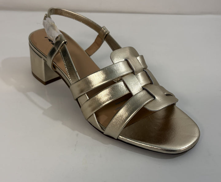Trotters Luna Heeled Sandal Champagne Size 9.5 Medium