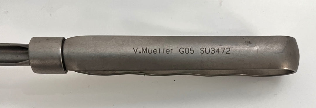 V. Mueller Richardson Retractor Soft Tissue Grasper Abdominal Instrument