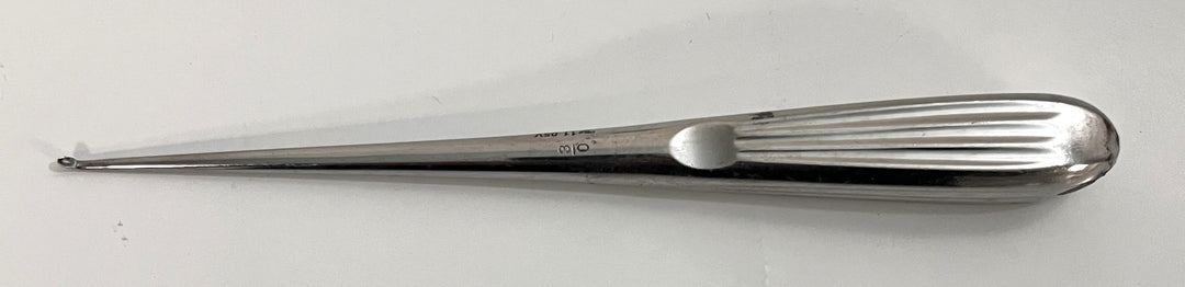 Brun Bone Curette, 8" long, made of stainless steel