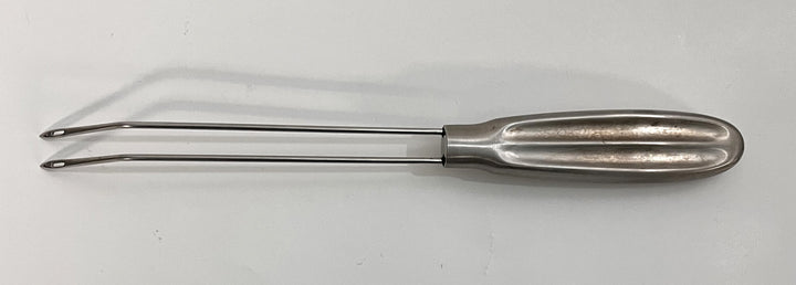 V. Mueller Cobb-Ragde Needle with a 40° angled tip and stainless steel finish