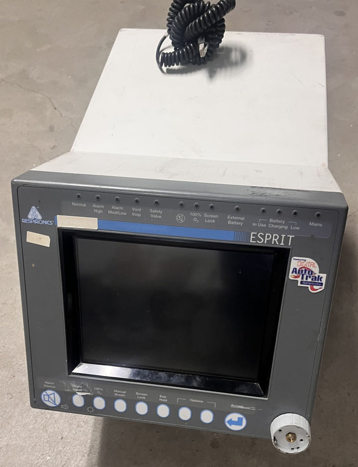 Respironics Esprit V1000 Ventilator – Parts or Repair Only