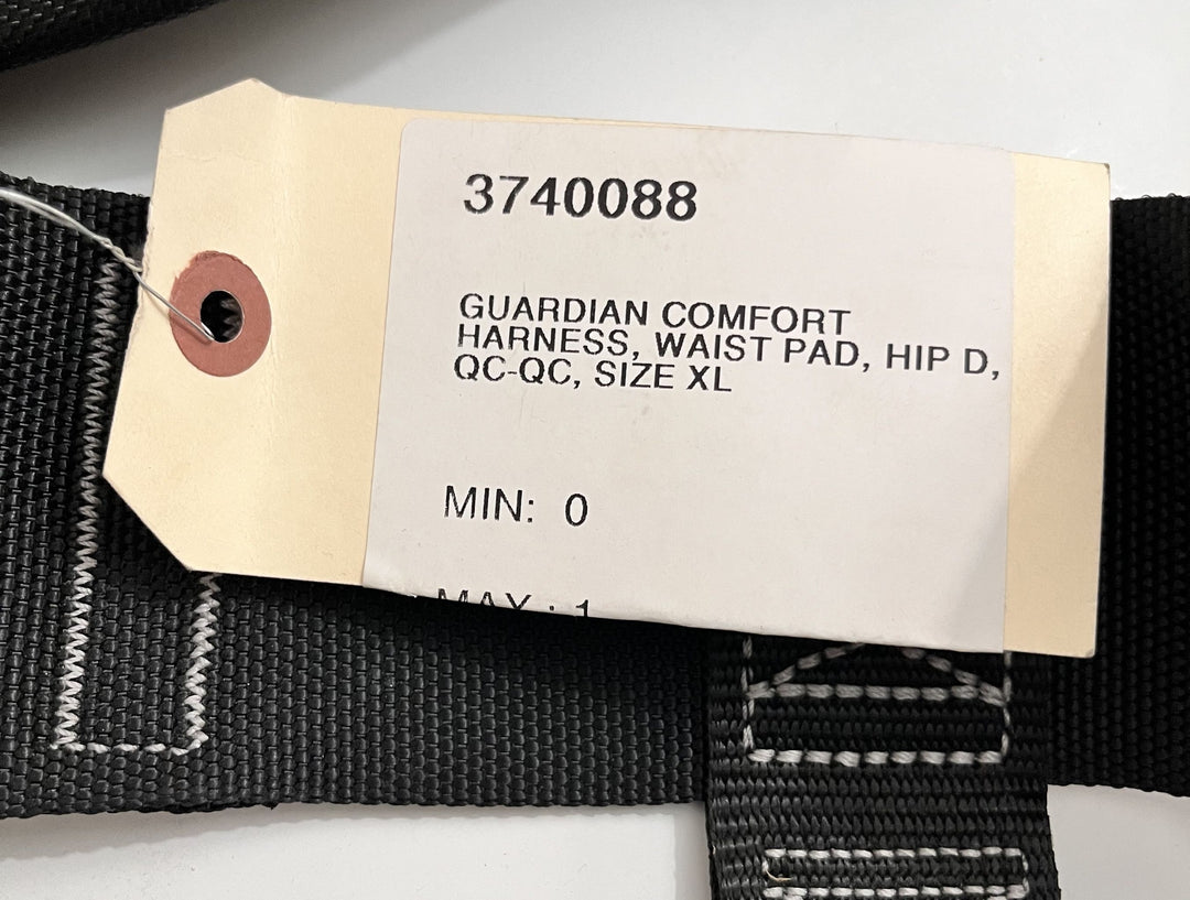 Guardian B7 Comfort Harness, Waist Pad, Hip D, QC-QC, Size XL