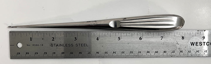 Brun Bone Curette, 8" long, made of stainless steel