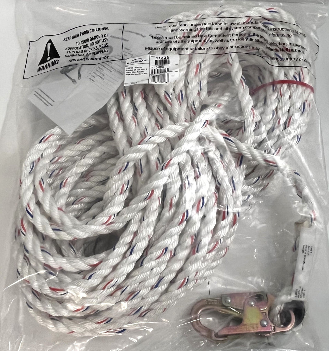 Guardian 11333 VL58-100 Standard 5/8 Inch Thick 3 Strand
