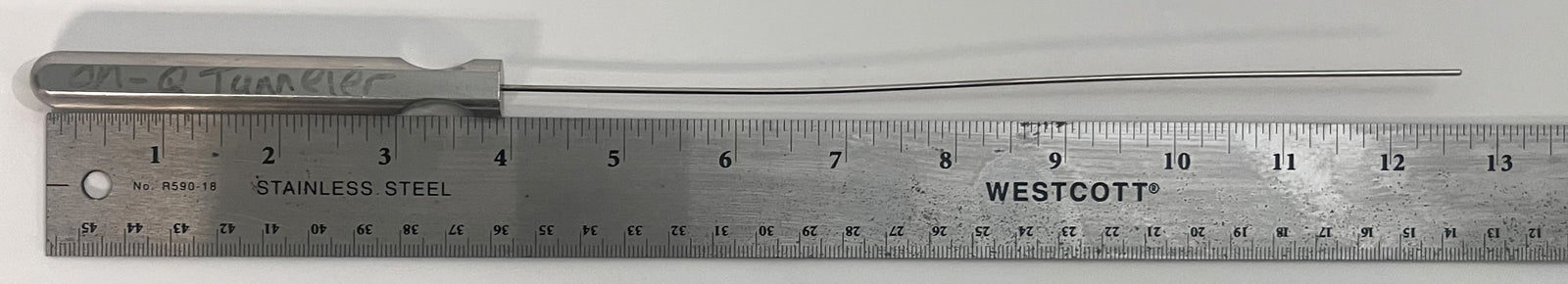 Pre-owned On-Q Tunneler, used for precise catheter placement. Includes free shipping.