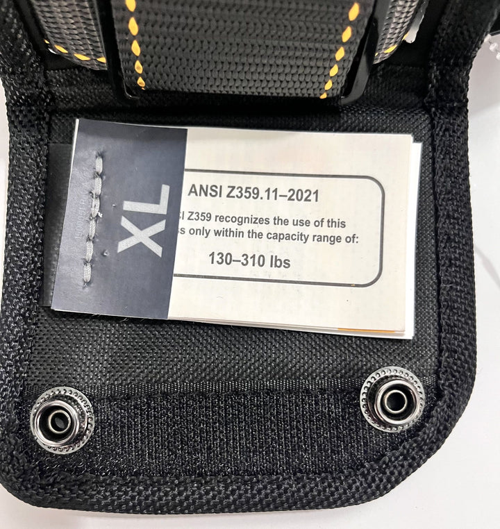Guardian B7 Comfort Harness, Waist Pad, Hip D, QC-QC, Size XL