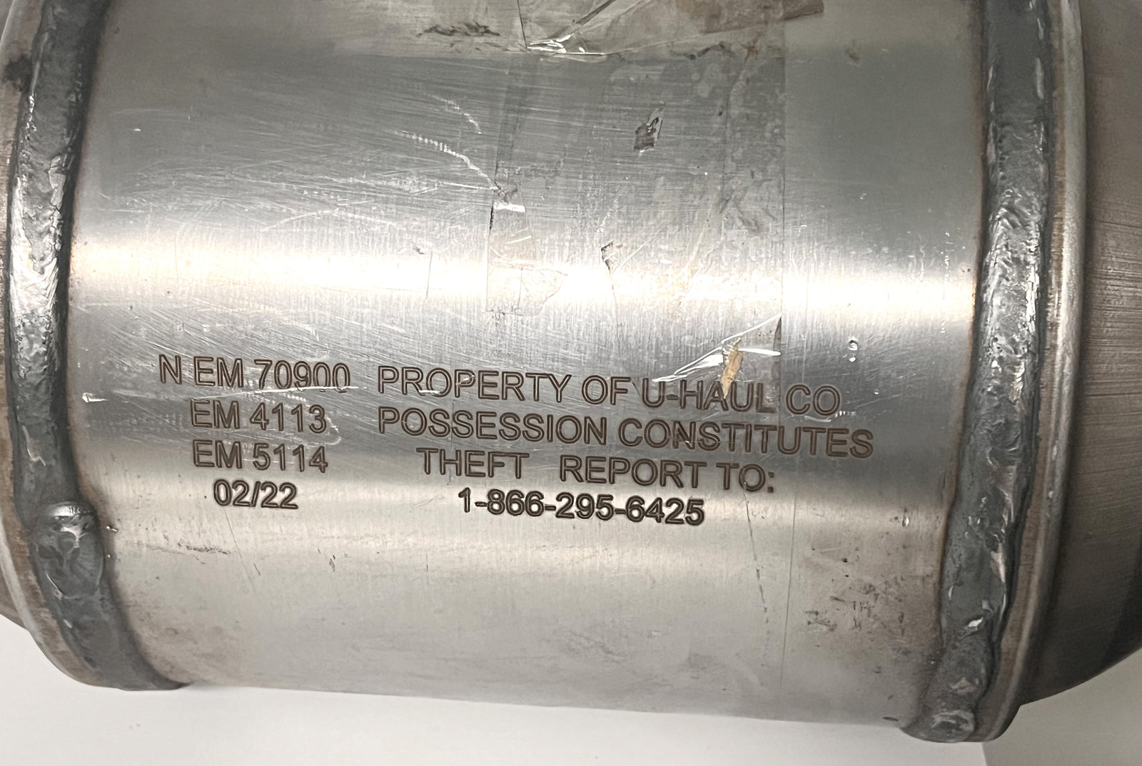 NEM 70900 EM 4113 EM 5114 Catalytic Converter U-Haul