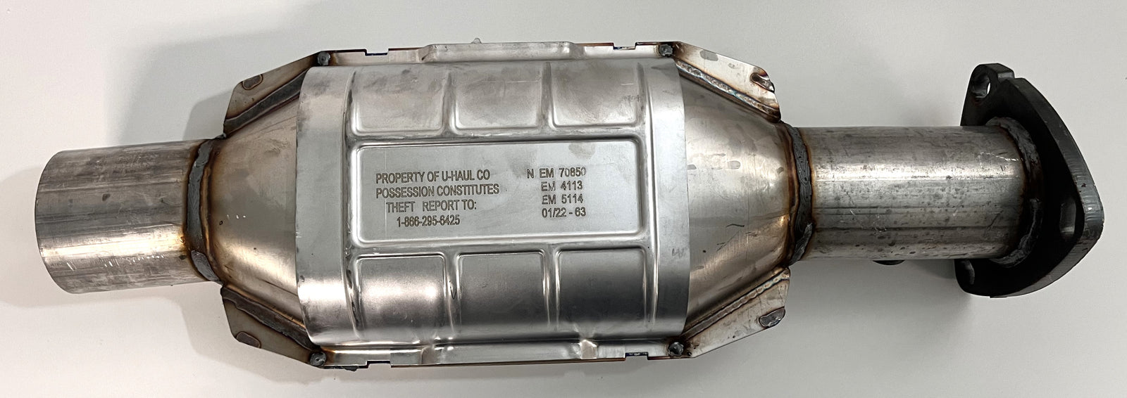 U-Haul Catalytic Converter N EM 70850, EM 4113, EM 5114