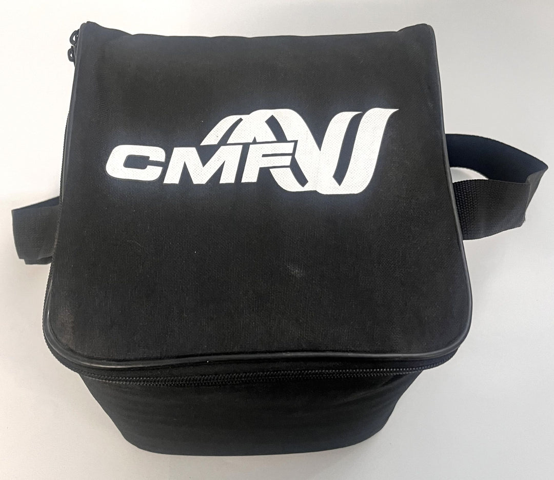 CMF OL1000 Bone Growth Stimulator with case and book, a non-invasive device for bone healing therapy.