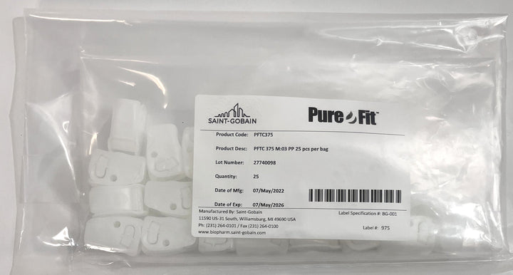 Saint-Gobain Pure-Fit Tube Clamps PFTC375 M:03 PP (25-Pack)