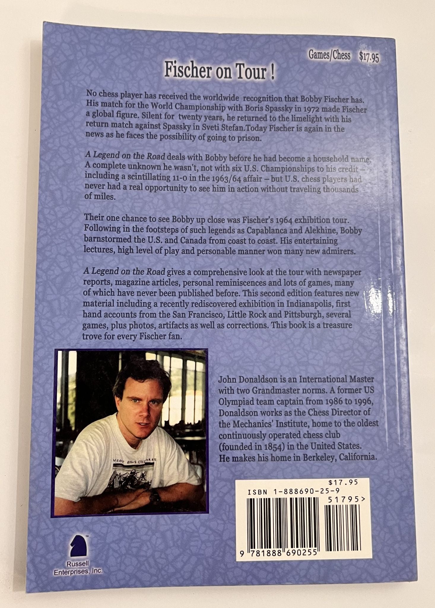 A Legend on the Road – John Donaldson, Bobby Fischer’s 1964 Simul Tour NEW