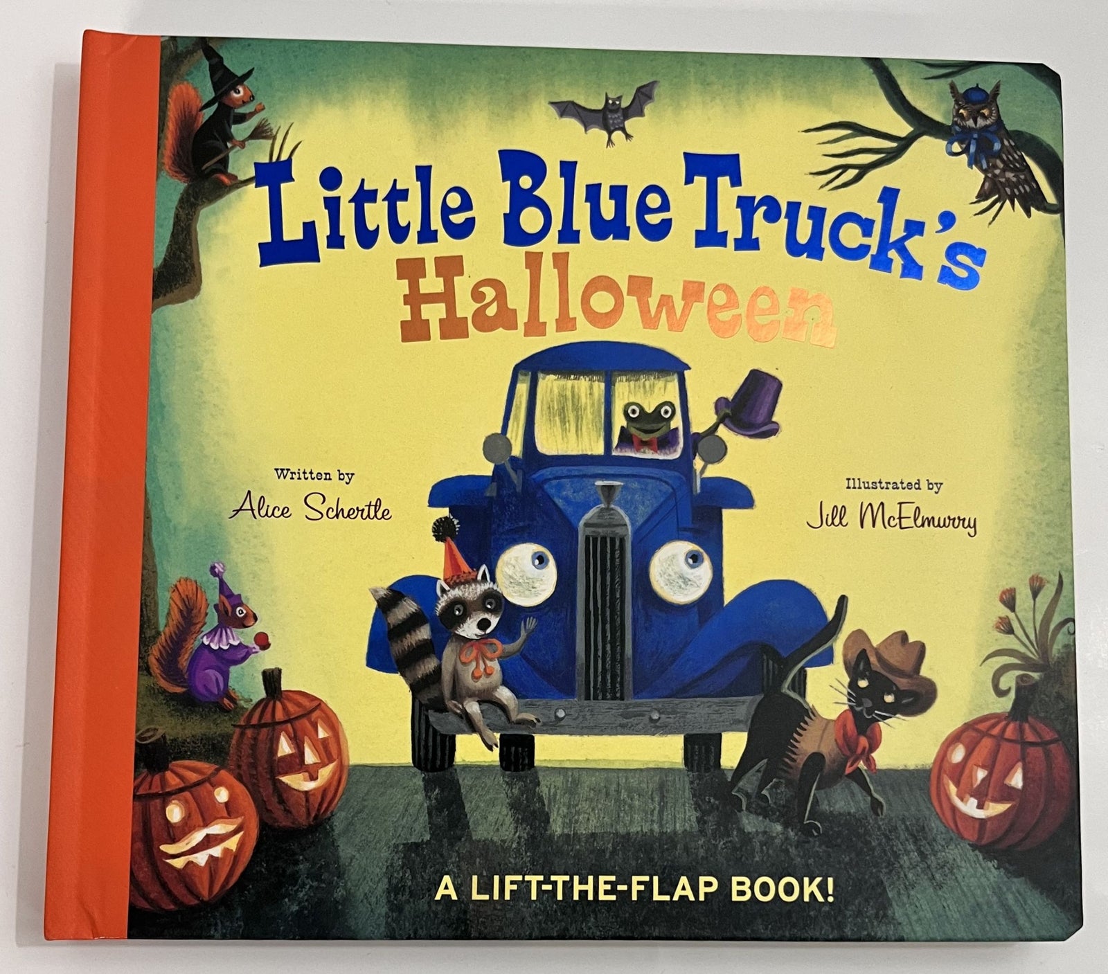 Little Blue Truck's Halloween Lift-a-Flap Board Book 2016 Alice Schertle NEW