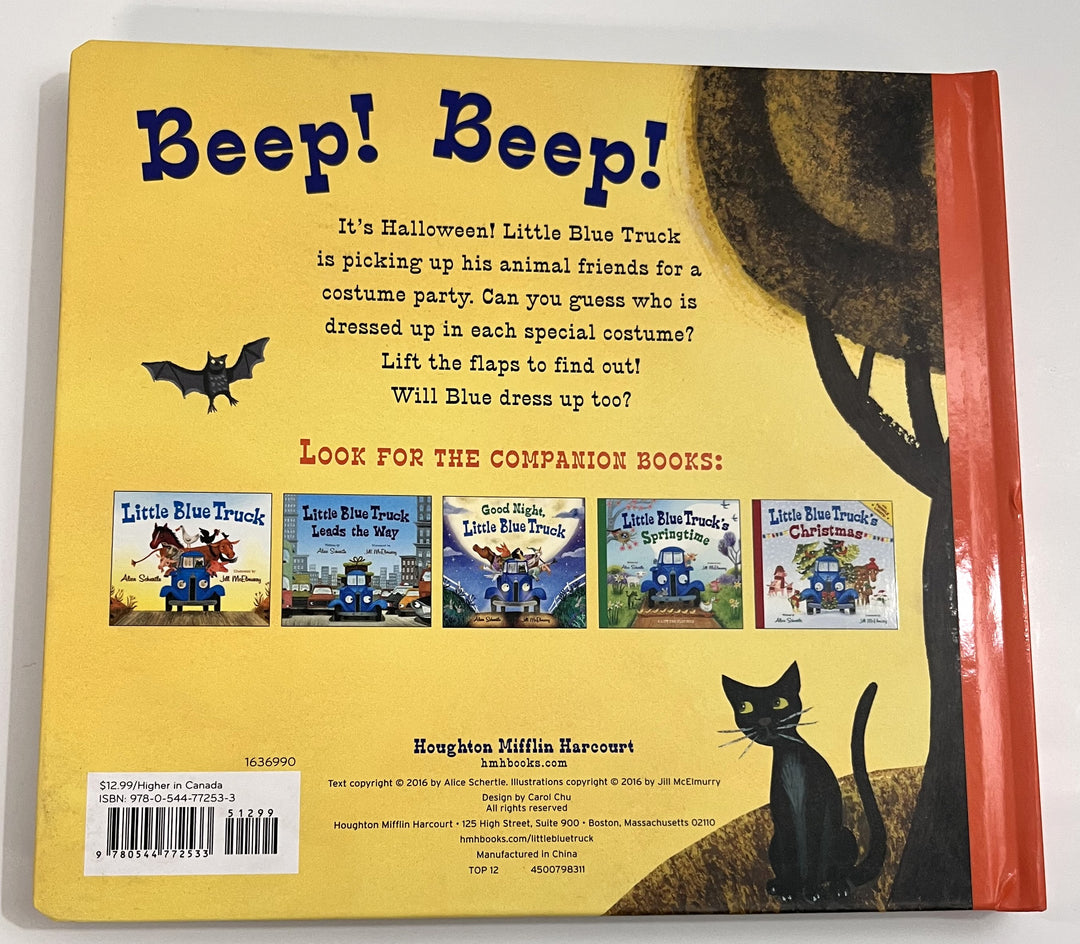 Little Blue Truck's Halloween Lift-a-Flap Board Book 2016 Alice Schertle NEW