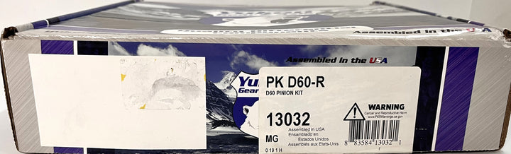 Yukon Gear & Axle PK D60-R Pinion Install Kit