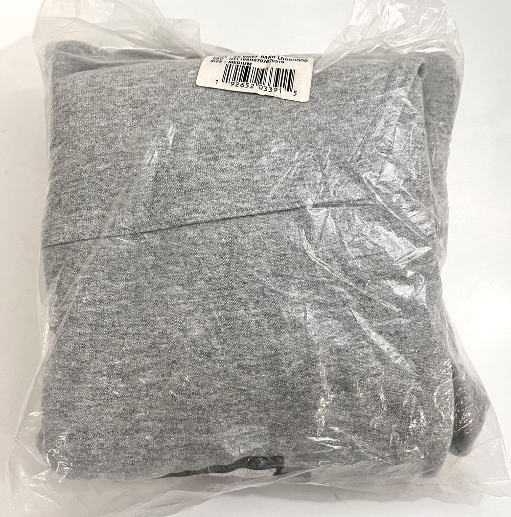 Zubaz Kansas City Chiefs Men’s Gray Hoodie, Size Medium, Official NFL