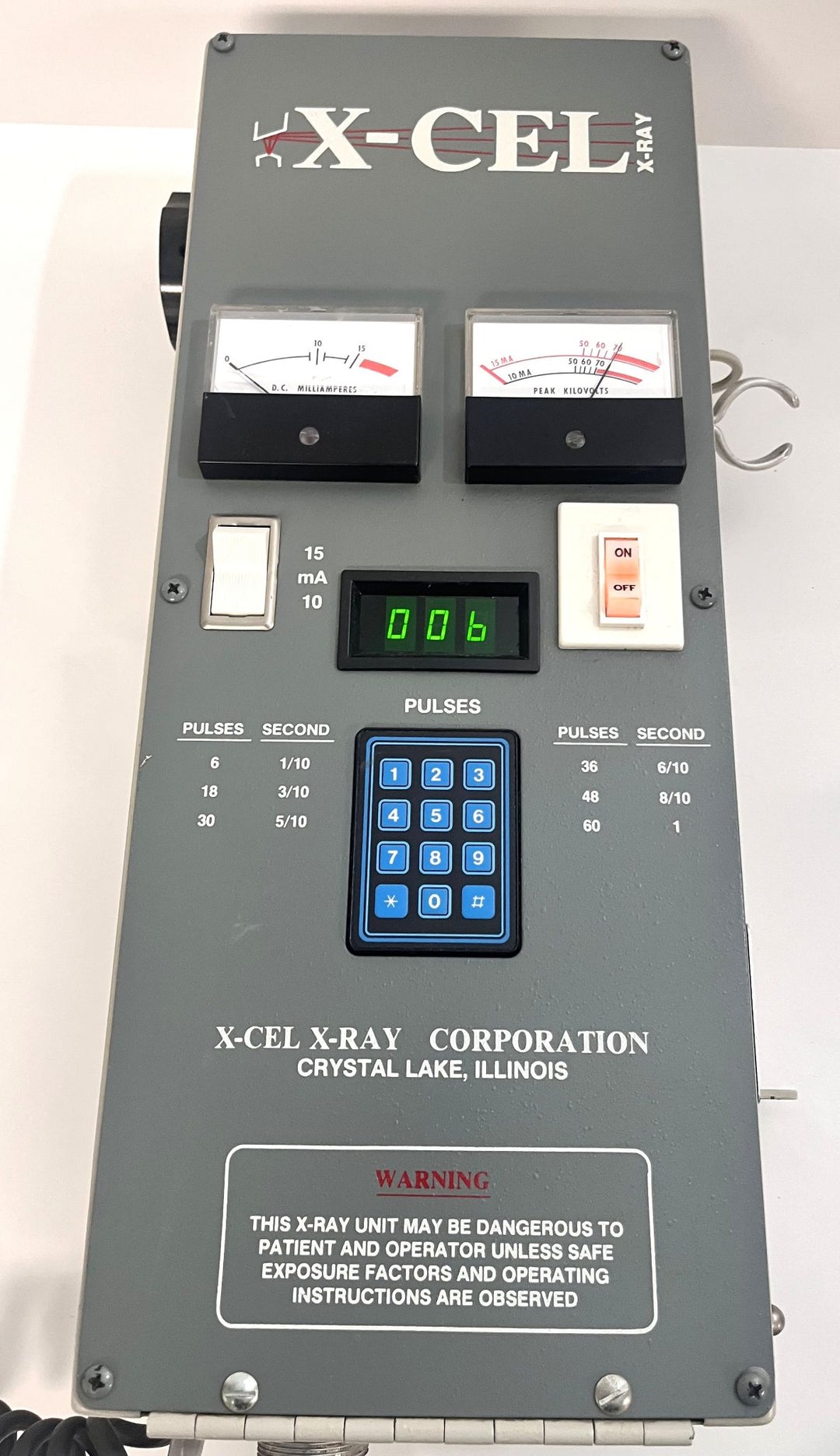 Pre-owned X-CEL X-Ray FB-700 A/C Radiographic Imaging System, untested, AS-IS. See details. Free shipping!