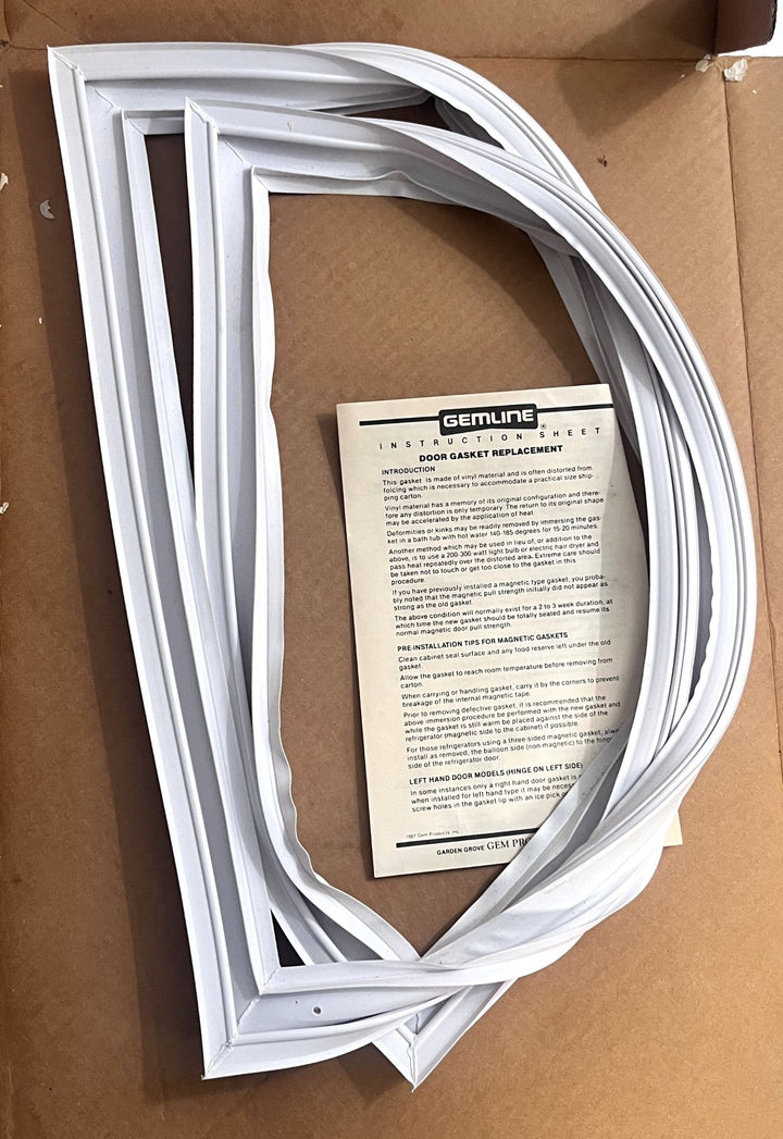 Gemline WE69 Refrigerator Freezer Door Gasket Replacement Seal