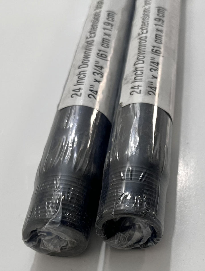 24 in. Iron Downrod Extension, 623344 (2-Pack)