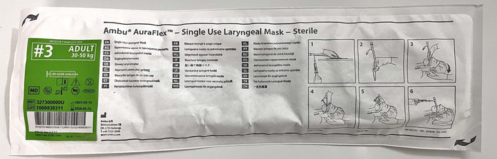 Ambu Auraflex Laryngeal Mask, Size 3, Disposable - 327300000U