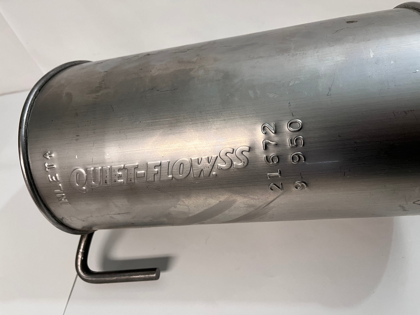 21672 Quiet-Flow Stainless Steel Muffler for improved exhaust flow and OE sound.