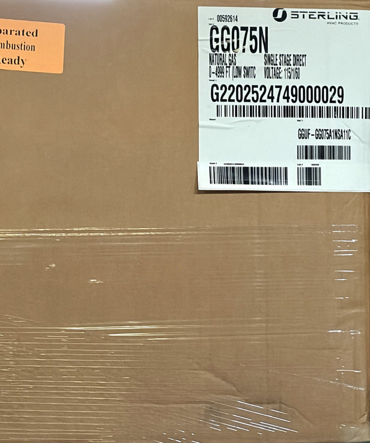 Sterling GG075N 75,000 BTU Low Profile Gas-Fired Unit Heater Natural Gas LP Kit