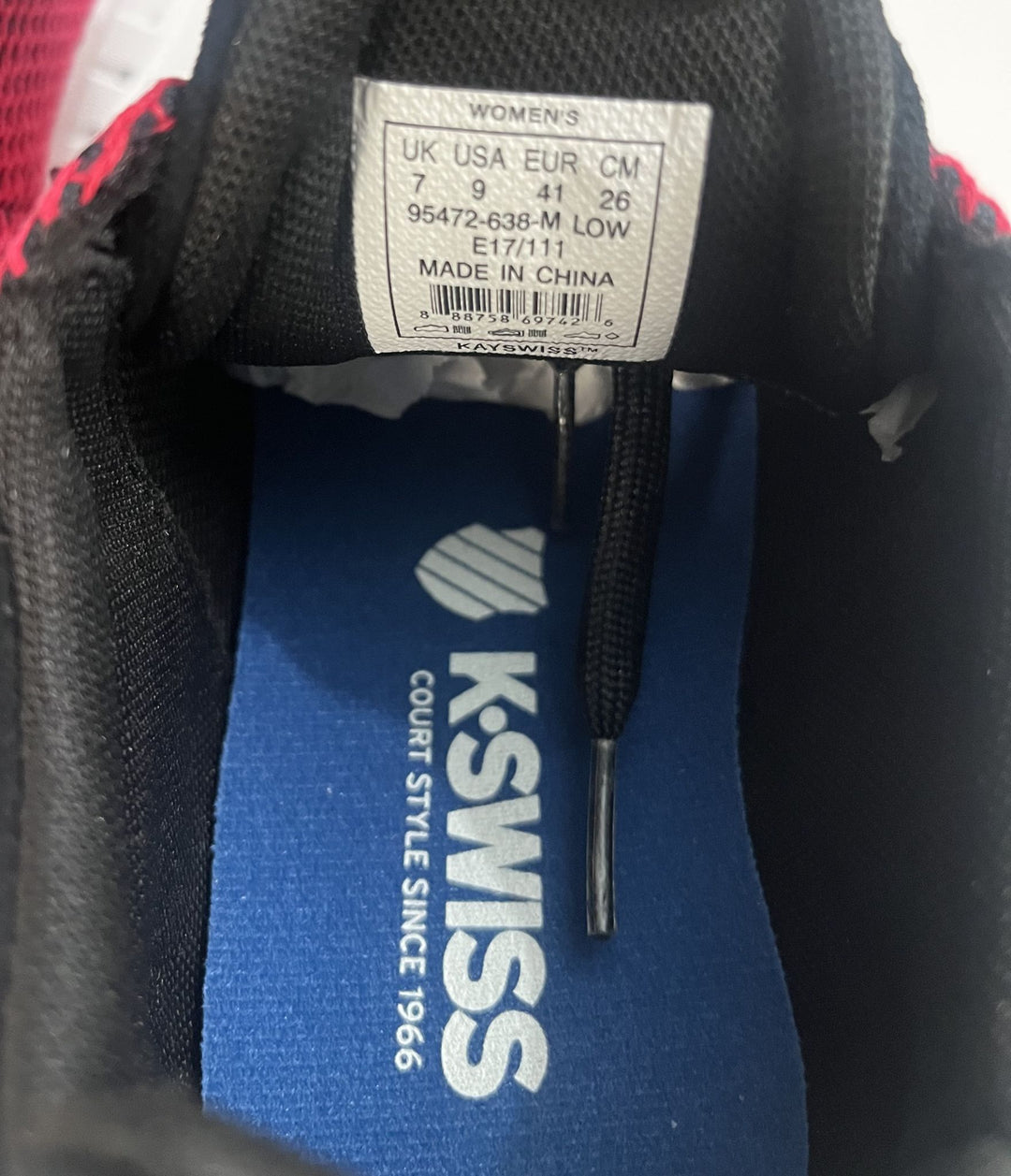 K-Swiss Women’s Aero Trainer T Sneaker – Ski Patrol/Black/White