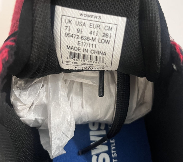 K-Swiss Women’s Aero Trainer T Sneaker – Ski Patrol/Black/White