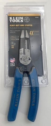 Klein Tools K12035 Heavy-Duty Wire Stripper for cutting, crimping, and stripping 8-20 AWG wire.