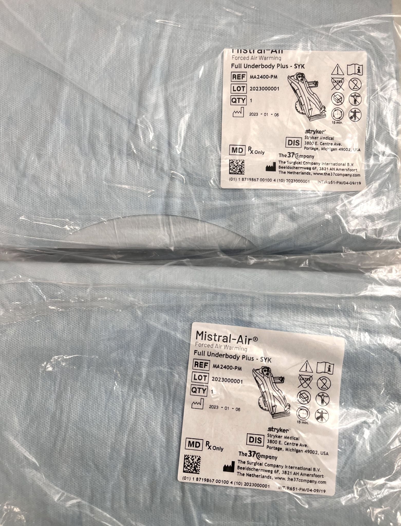 Mistral-Air MA2400-PM Full Underbody Plus Forced Air Warming Blanket 40/CS