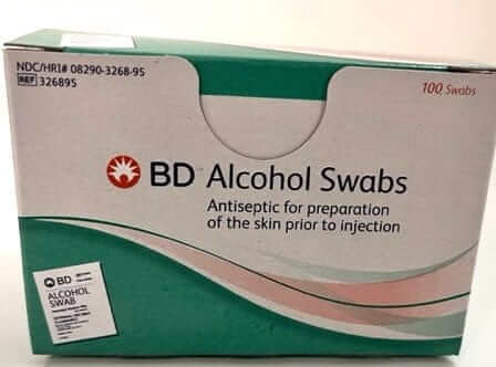 BD 326895 Alcohol Swabs (100/Box)