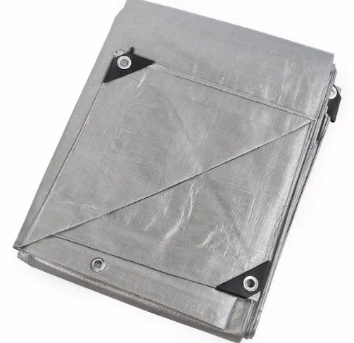 Stark 99218 Tarp 10' x 12' Silver Heavy Duty