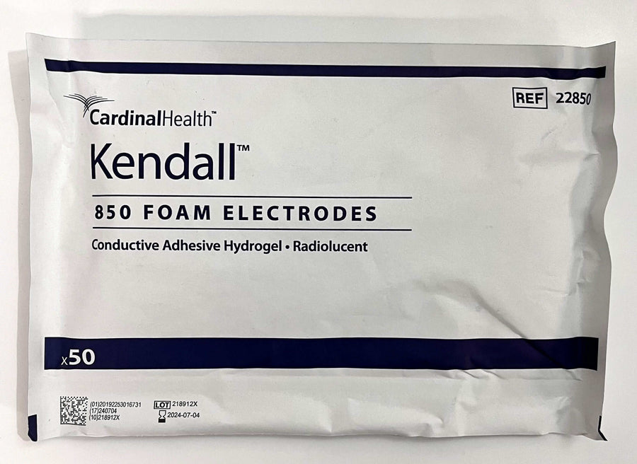 Kendall 850 Foam Radiolucent Electrodes (50-Pack)