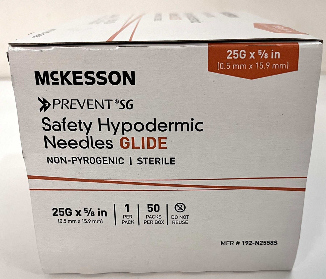 McKesson 192-N2558S Prevent SG 25g x 5/8 inch (50-Pack)