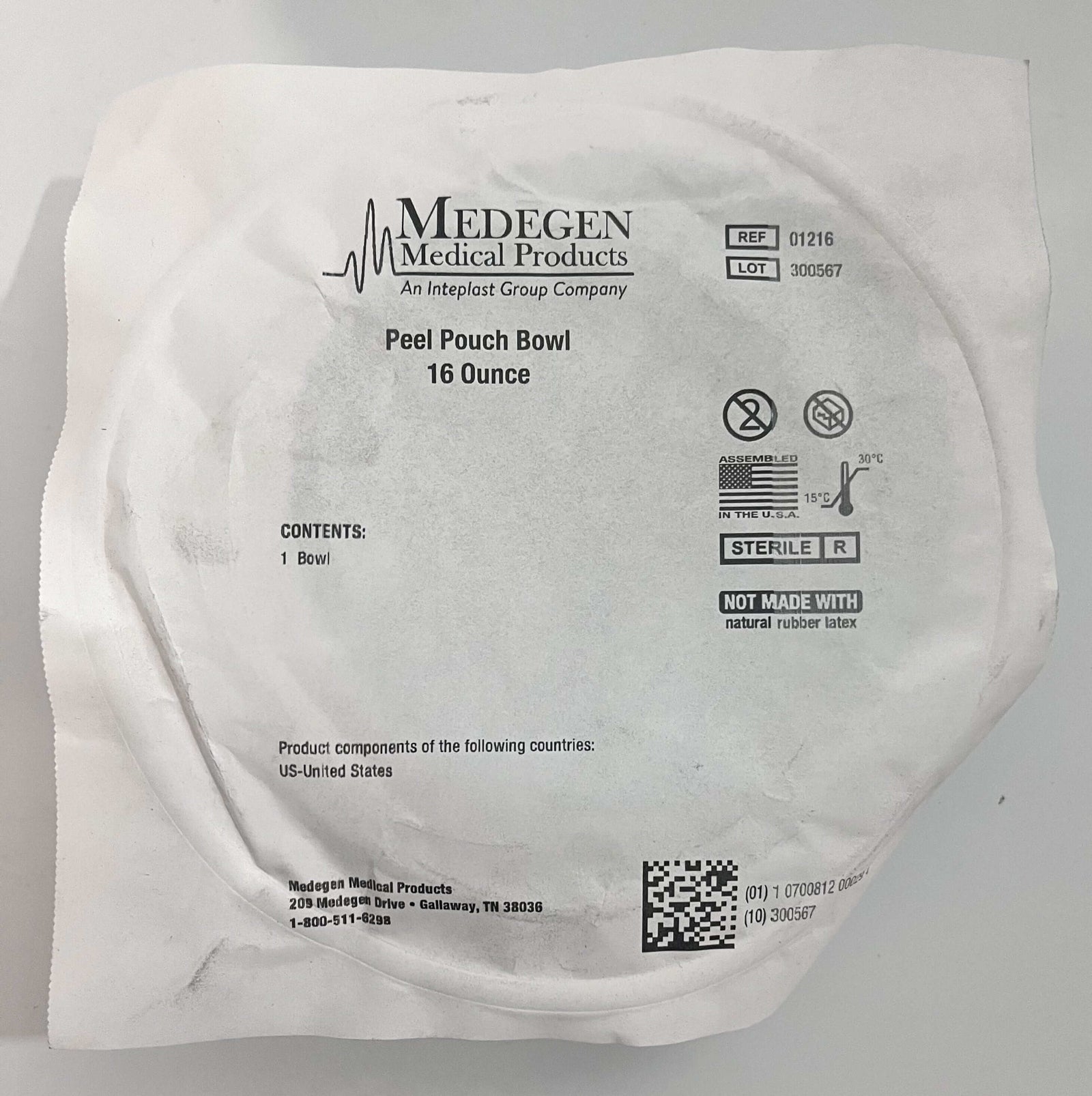 Medegen 01216 Peel Pouch 16 oz Bowl (75-Pack)