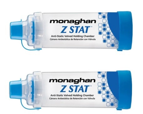 Monaghan 79710Z Z Stat Anti-Static Valved Holding Chamber Mouthpiece: Enhanced aerosol delivery for asthma patients with anti-static design.