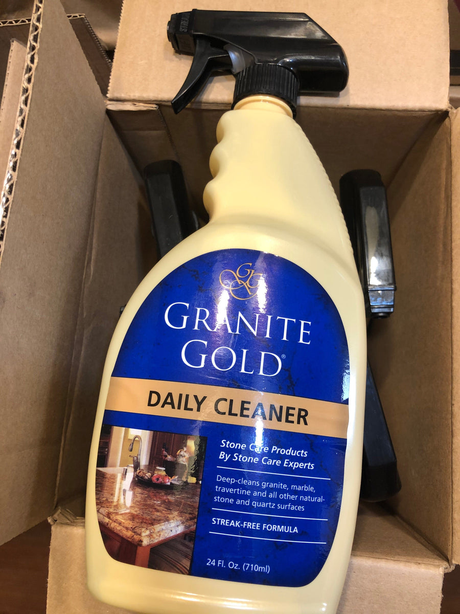 NEW (BOX OF 6) Granite Gold Daily Cleaner Spray Streak-Free STONE CARE 24OZ