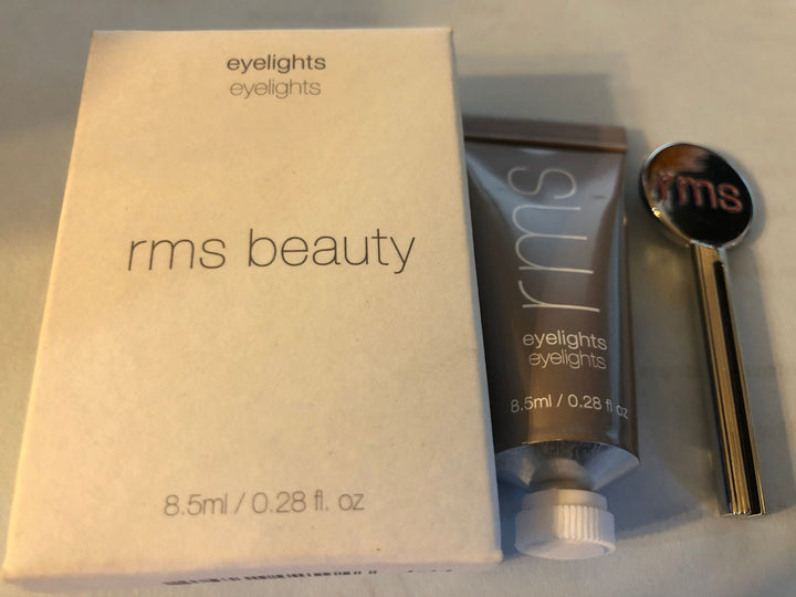 RMS Beauty Eyelight Cream Eyeshadow - Longwearing Crease-Proof Organic Liquid Eyeshadow, Nourishing, Natural and Buildable Shades for Night and Day - Strobe (0.28 oz / 8.28 ml)