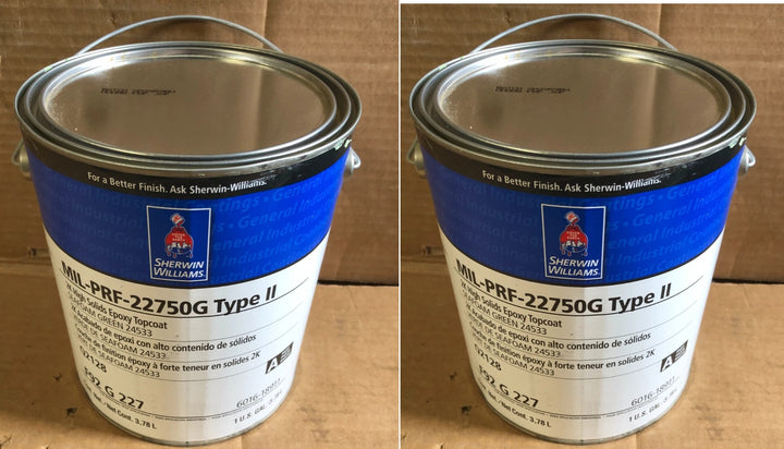 Sherwin Williams MIL-PRF-22750G Type II Epoxy Topcoat – 1 Gal Seafoam Green (Exp 04/2021)