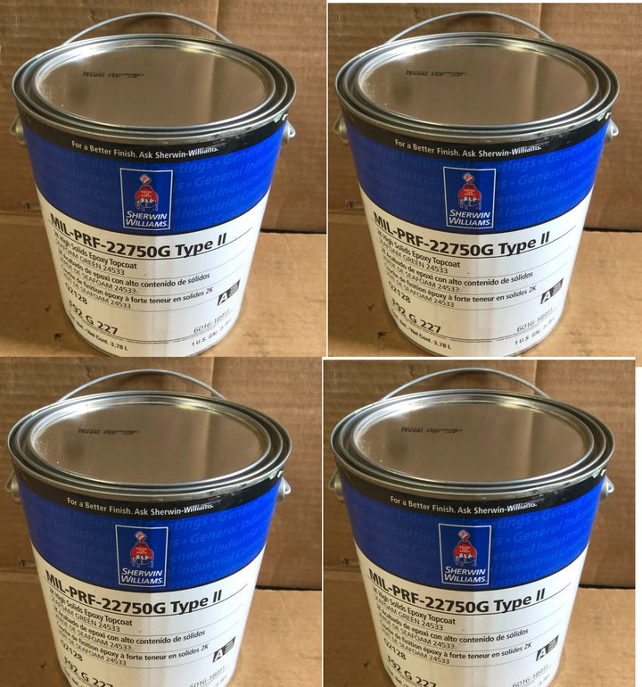 Sherwin Williams MIL-PRF-22750G Type II Epoxy Topcoat – 1 Gal Seafoam Green (Exp 04/2021)