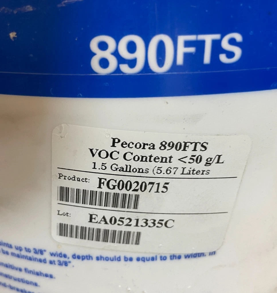 Pecora 890FTS Neutral-Cure Ultra-Low Modulus Silicone Field Tintable 1.5 GALLONS