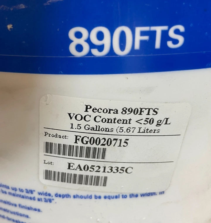 Pecora 890FTS Neutral-Cure Ultra-Low Modulus Silicone Field Tintable 1.5 GALLONS