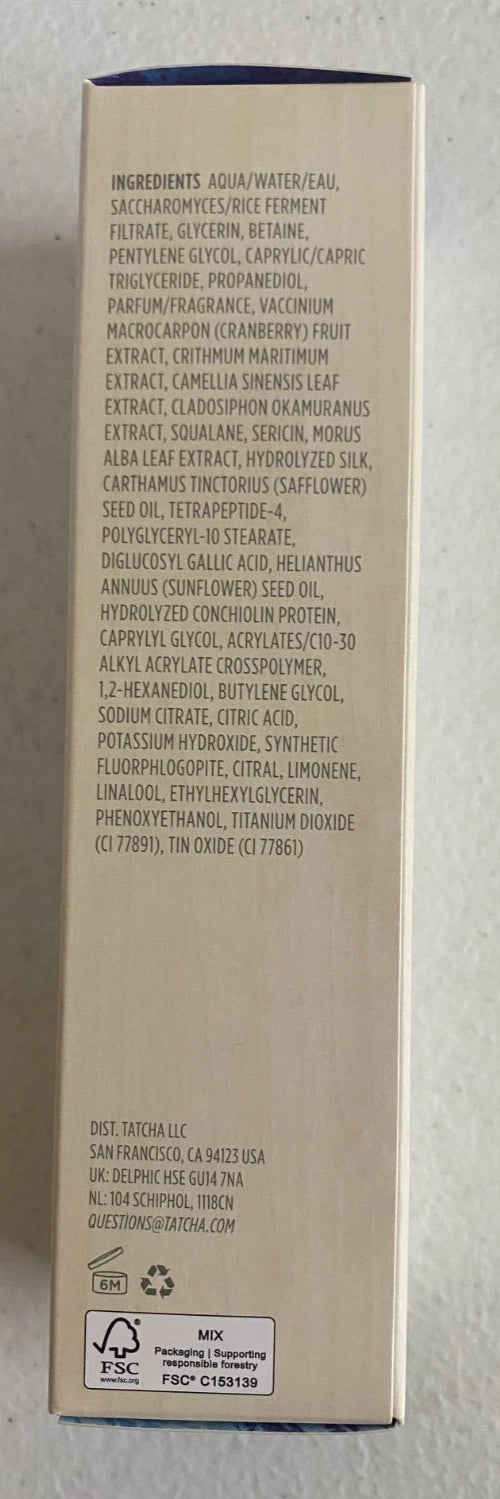 OEM TATCHA The SILK SERUM - Firm and Smooth 1 fl. oz. - New with Box