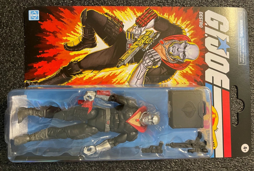 GI Joe Classified Retro Card Destro 6" Figure New on Card Hasbro 2022