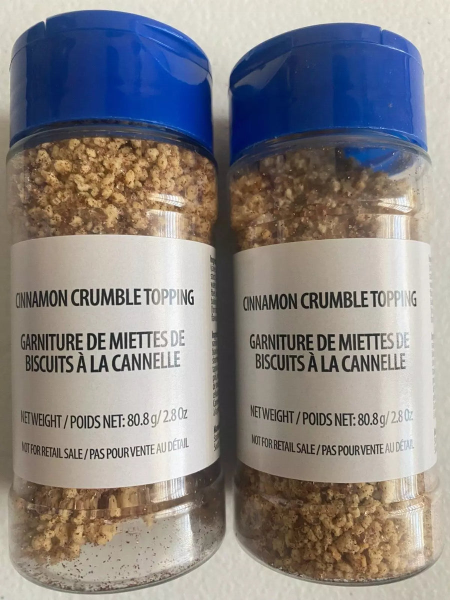 2 Starbucks Unreleased Cinnamon Crumble Topping Sealed 2.8oz BB November 13 2024