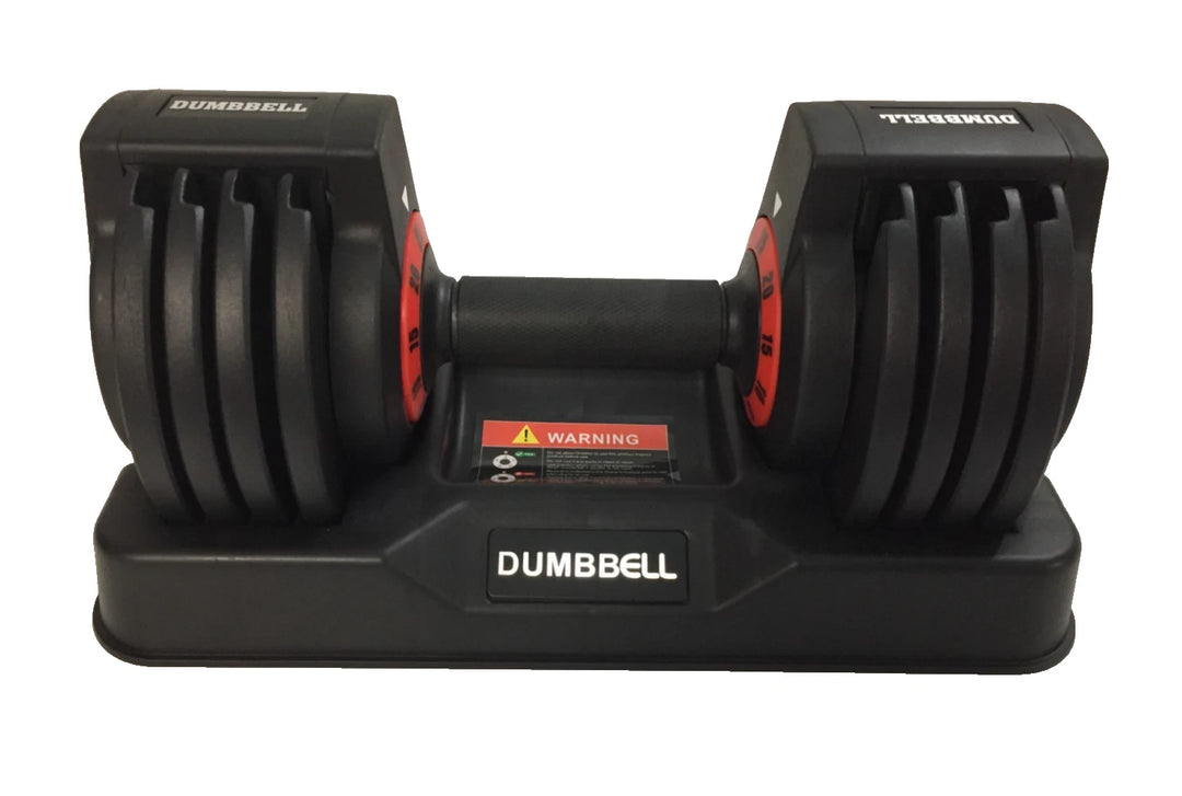 2 Adjustable Dumbbells 5-25 lbs Each | Quick Dial Select Home Gym Set 50 lbs Total